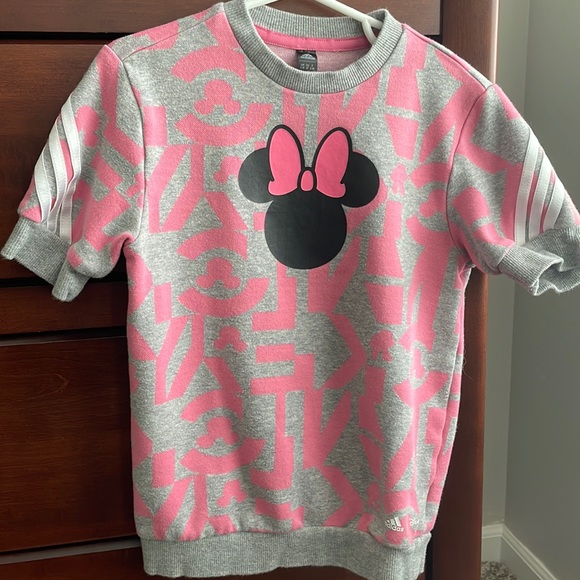 Adidas Minnie Mouse short sleeve sweatshirt - Picture 1 of 2